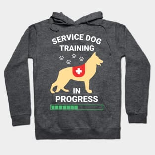 German Shepherd Service Dog in Training Hoodie